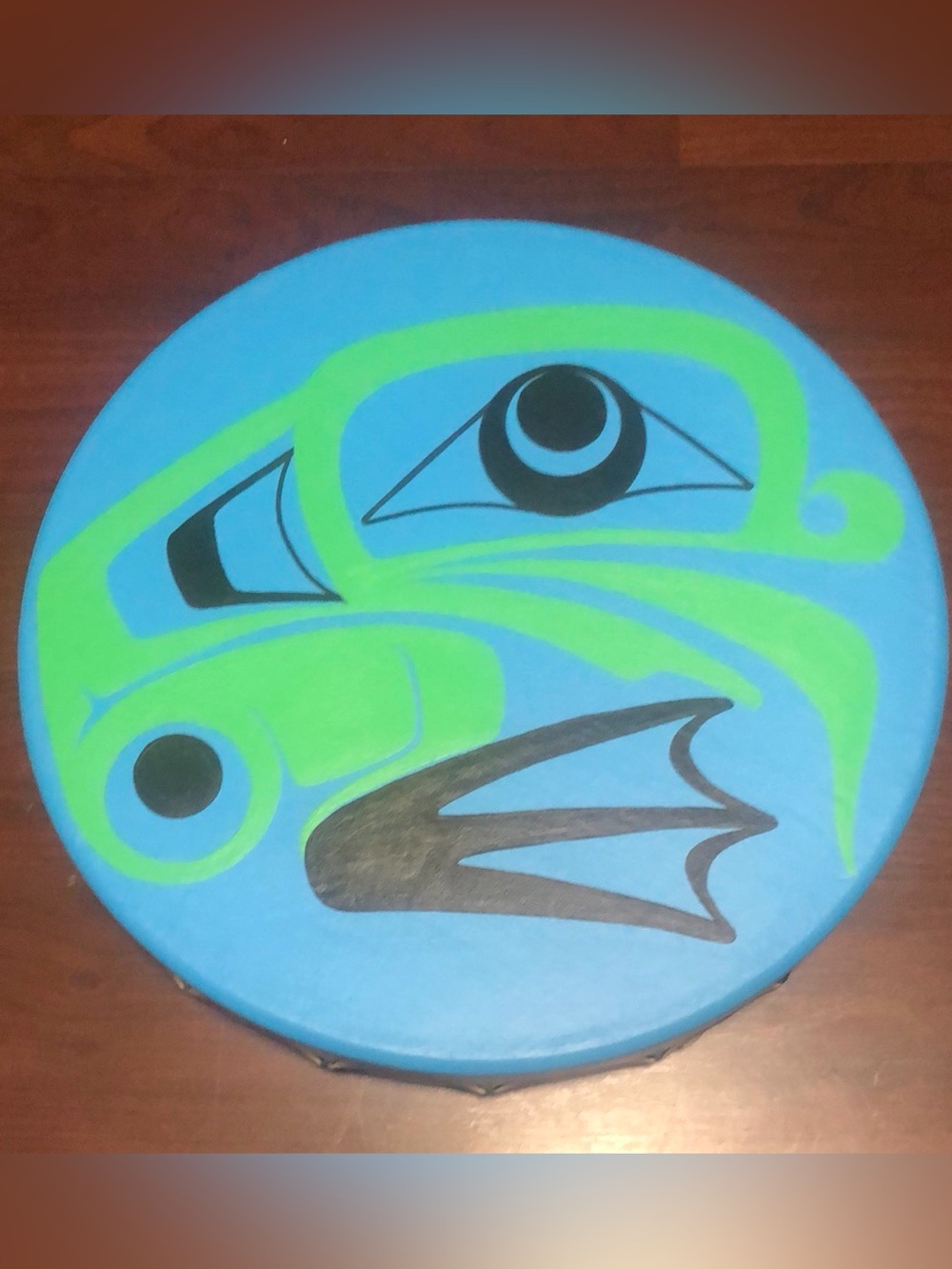 Indigenous drum-frog